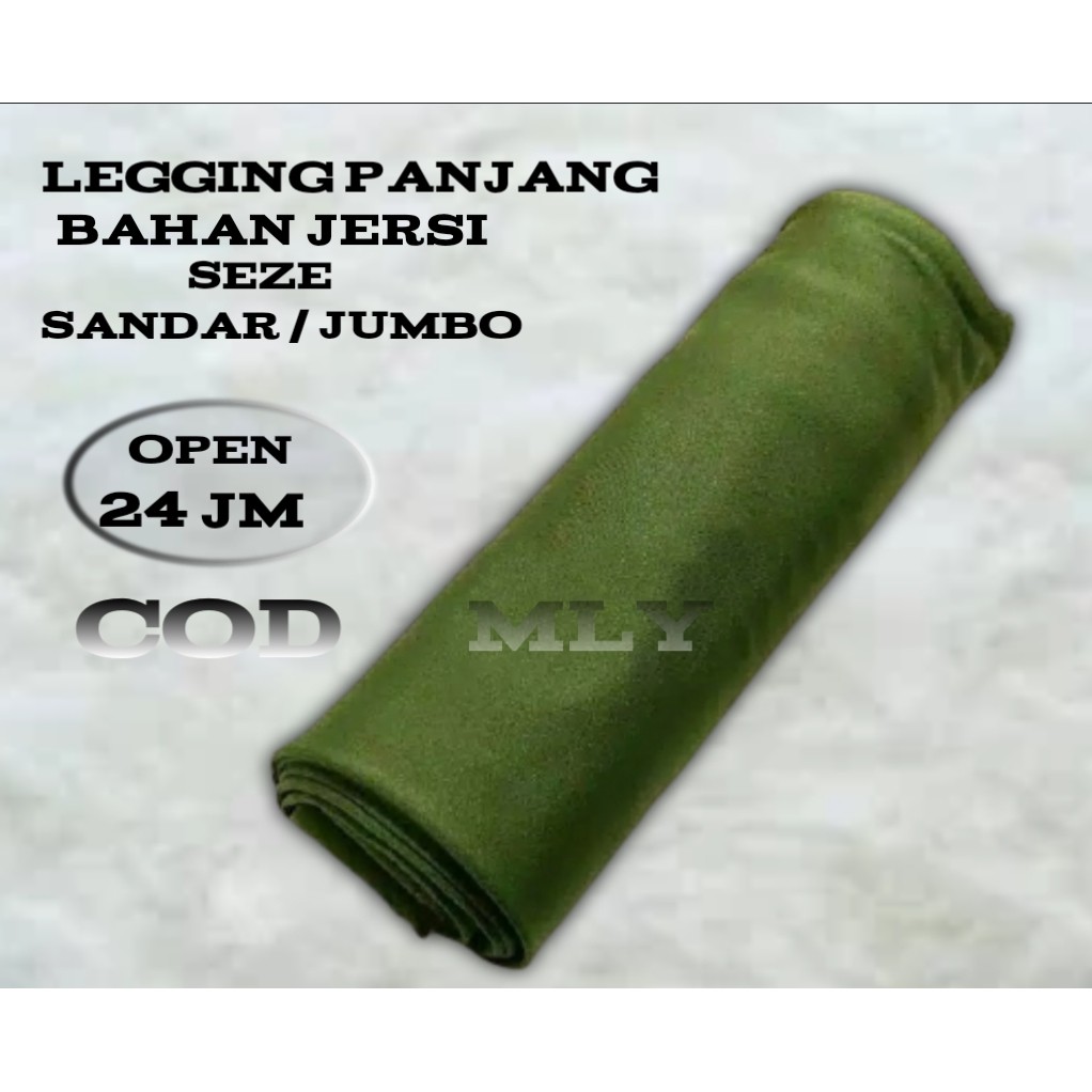 PROMO Legging Panjang Tebal Premium / Celana Leging Polos Jersey Spandek / Lejing Kaos Dewasa/ COD 2