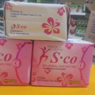 SCO Pembalut Herbal Night Use - Bio Herbal Sanitary Pad