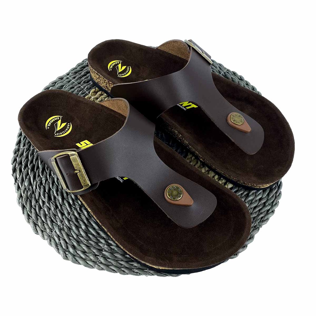 Sandal Pria Casual Sendal Slide Slop Selop Traveling Slide Strap  Puyuh Original Sevenpoint Kekinian Birken Ban Dua sps