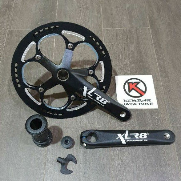 Crank set Single XLR8 HT2 53T Alloy Hitam