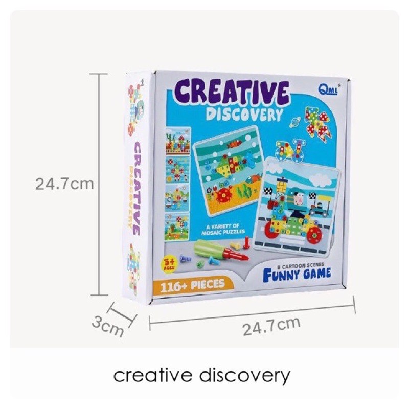 Creative discovery - mainan edukasi anak - belajar sambil bermain