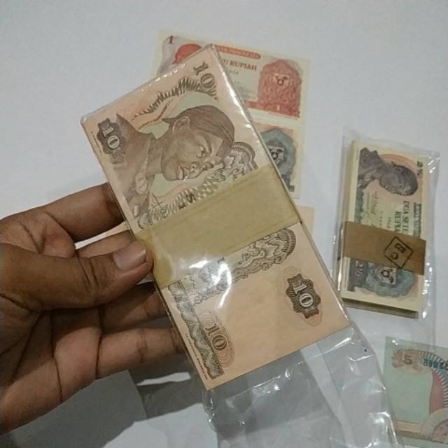 (GRESS) Paket uang kuno set mini jendral sudirman 1 rupiah 2 setengah rupiah 5 rupiah 10 sudirman