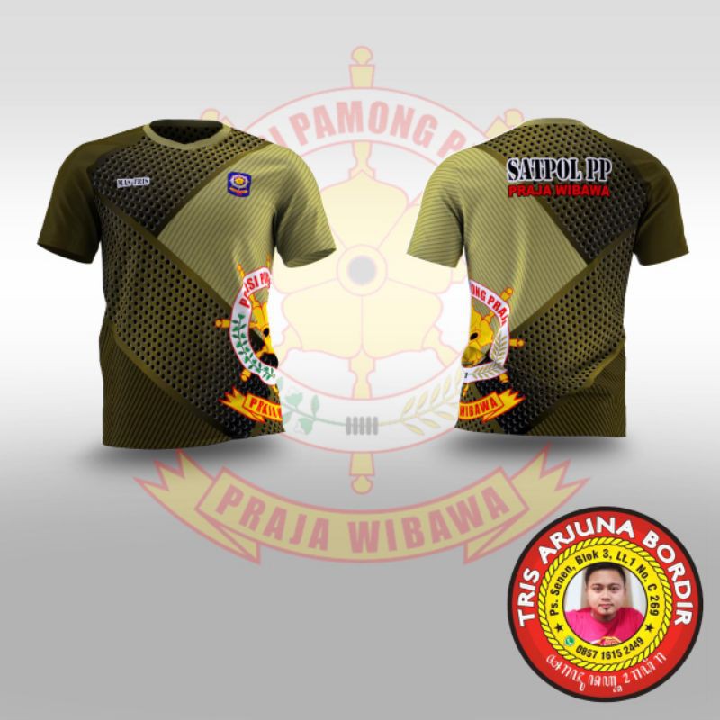 Kaos Olahraga Satpol-PP pol pp