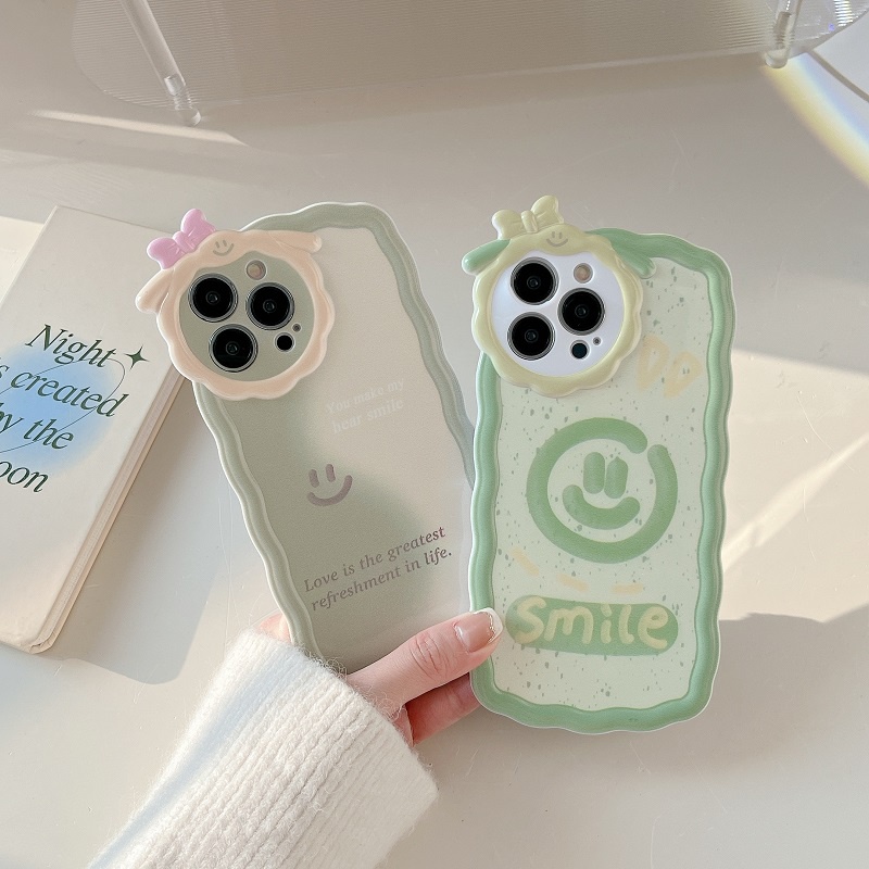 Bowknot Lens iPhone 14 Plus pro 13 12 11 XR Phone Case Cute and Simple Girl's Little Fresh Phone Accessories