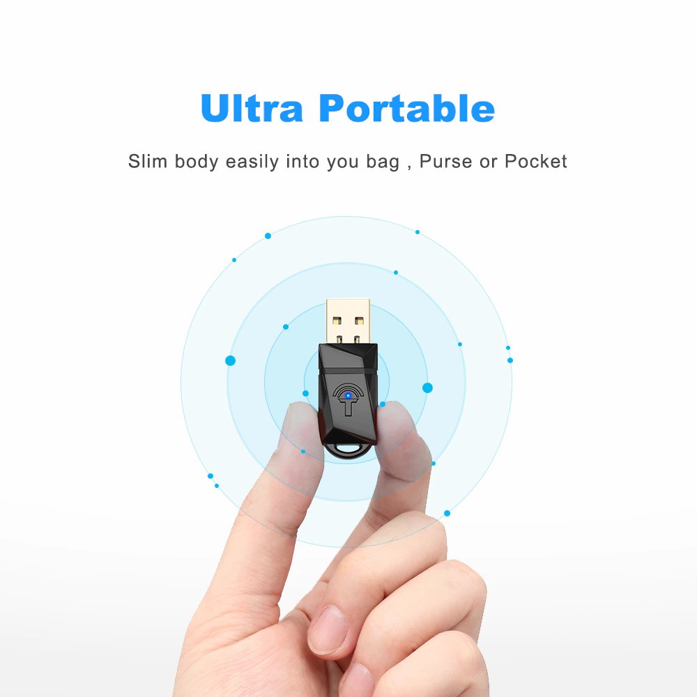 Rocketek Mini USB WiFi Transmitter Receiver Dongle Adapter 802.11ac 433Mbps