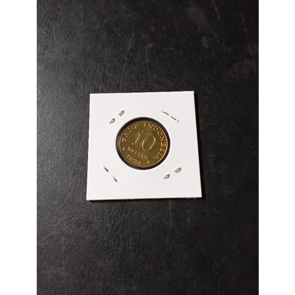 10 rupiah koin kuno tahun 1974