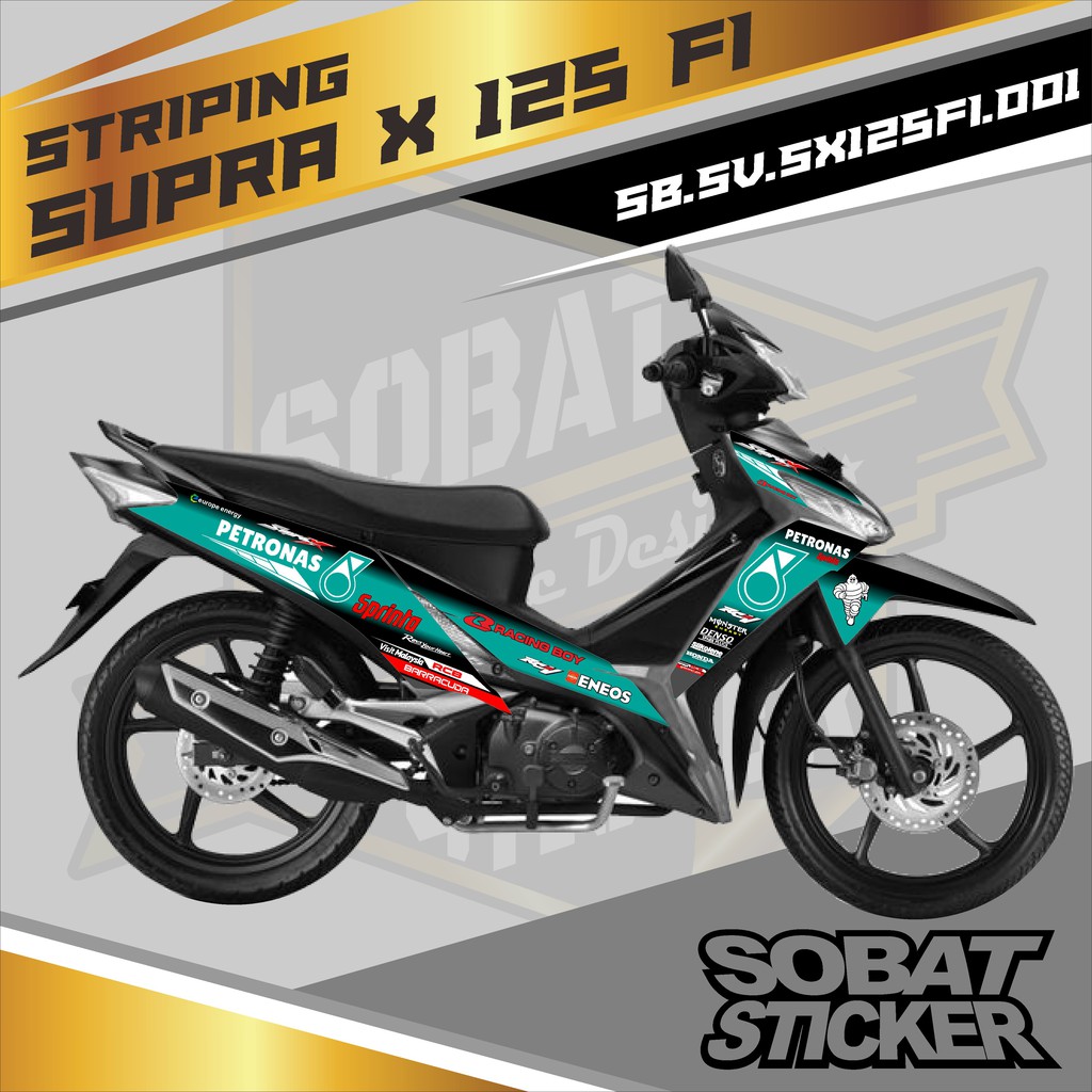 STRIPING SUPRA X 125 FI - STICKER STRIPING VARIASI LIST HONDA SUPRA X 125 FI 001