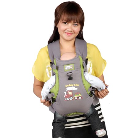 BAYI Gendongan Bayi Snobby Ransel dan Tas Dwi Fungsi Amazing Gray TPG 4901
