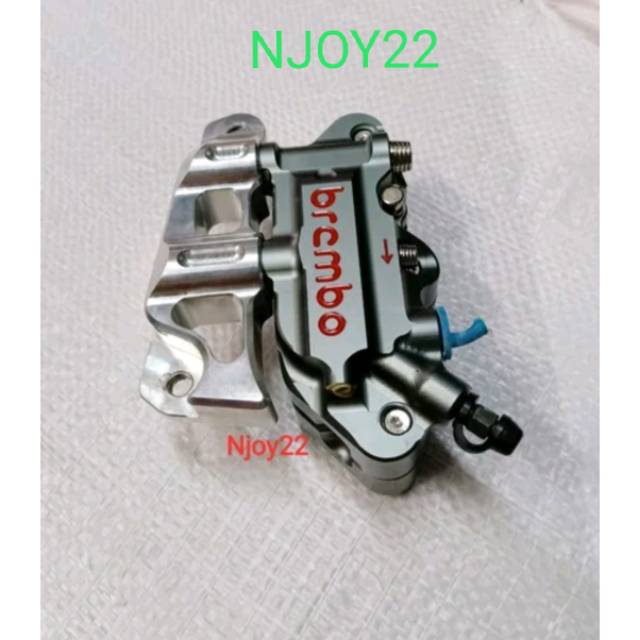 PAKET MONOBLOK BREMBO PLUS BREKET MOTOR NINJA R RR MIO BEAT SCOPY