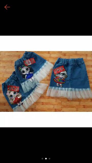 COD ROK JINS TUTU LOL LED (1) SIZE 1-12 TAHUN