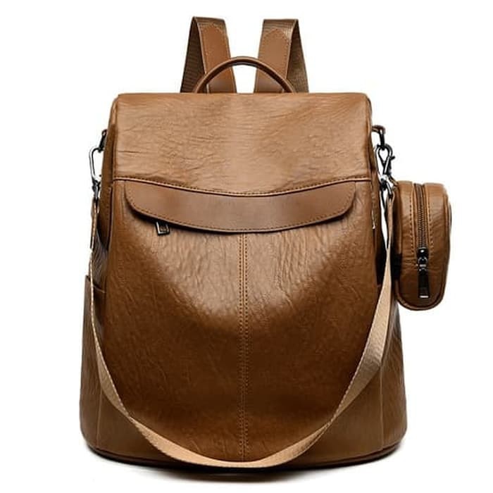 KUALITAS BAGUS TAS RANSEL IMPORT SEKOLAH KULIAH + POUCH HANDPHONE HP F23308 KEKINIAN