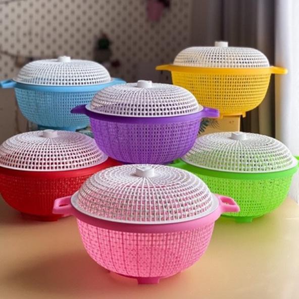 C-73 ISI 12 PCS Wakul Kiwi /wakul plastik/ wakul kuping/wakul gagang/wakul tutup / wadah makanan/wak