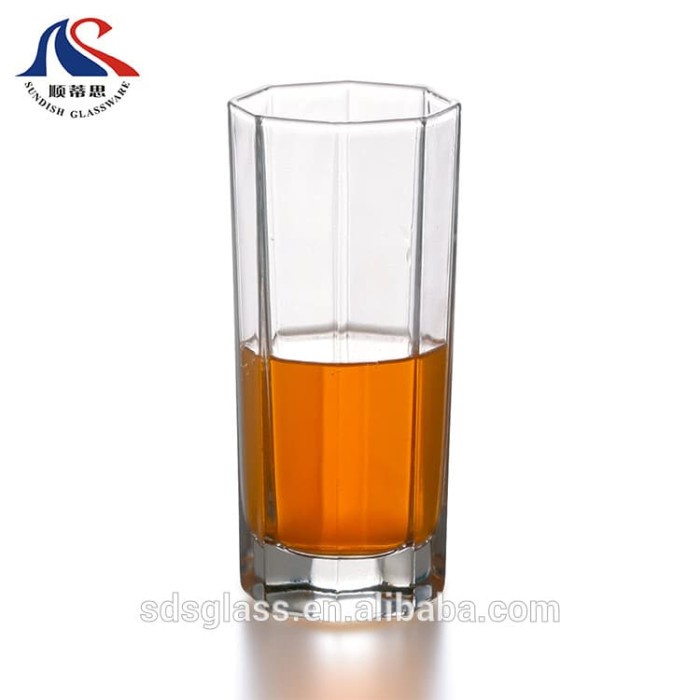 Formia gelas kaca crystal tumbler 30 cl 6 pcsset Segi delapan
