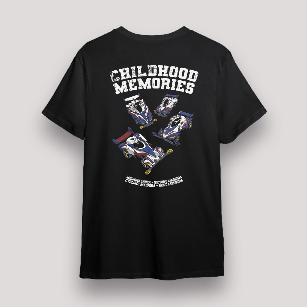 Kaos Pria T-Shirt Kaos Tamiya Solitude Magnum Series