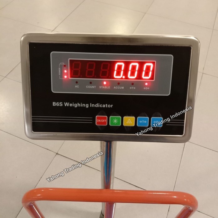 Timbangan Barang Digital 75kg 100kg / Bench Scale B6S 30cm x 40cm + PAGAR