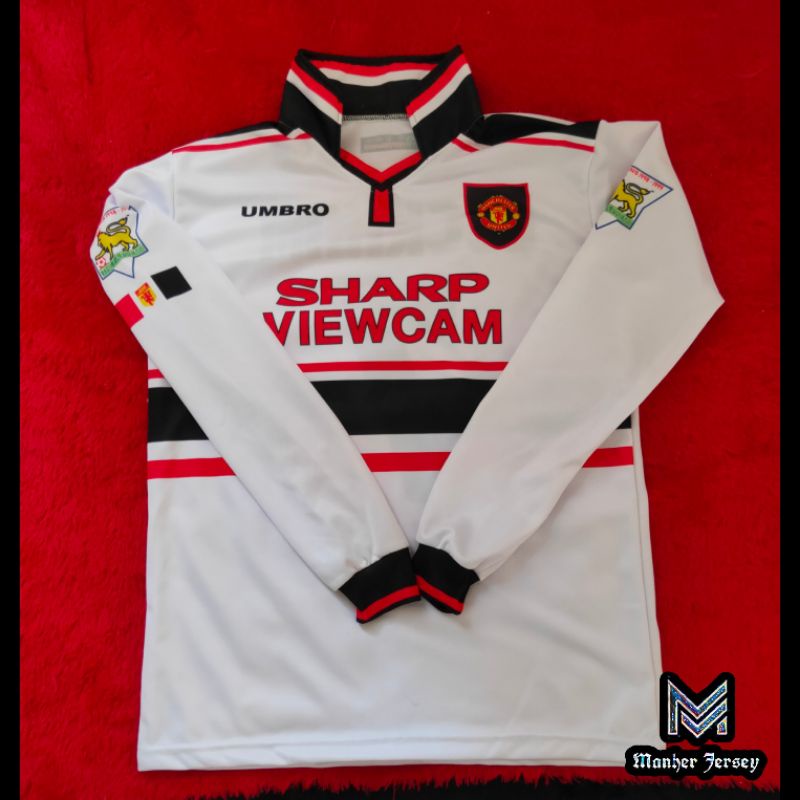 Jersey MU 1998 1999 Away Full Printing Custom