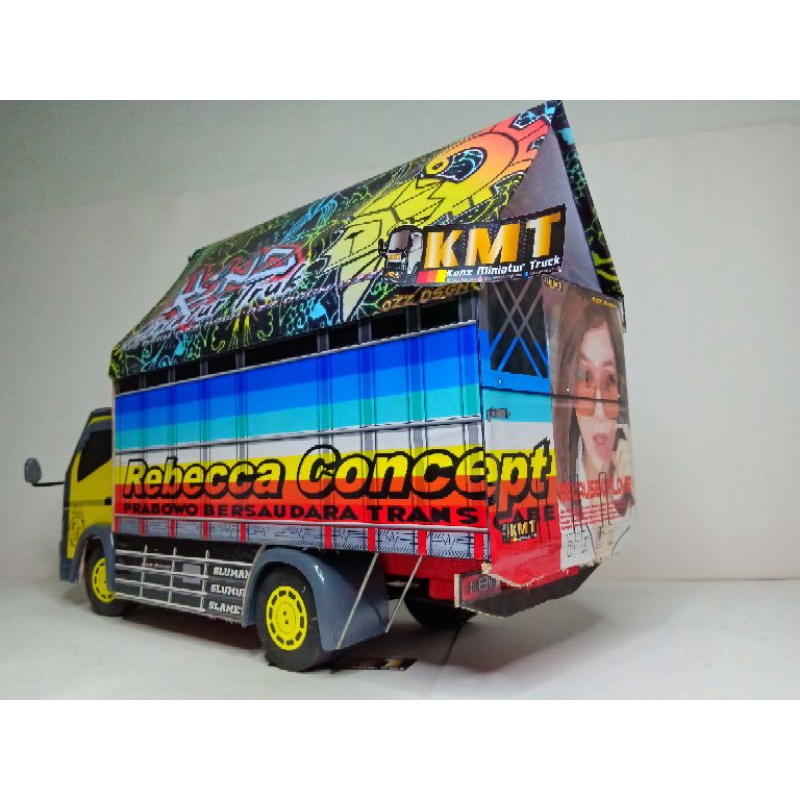 Truk Oleng Miniatur Detail Termurah ( Rebbeca Concept )
