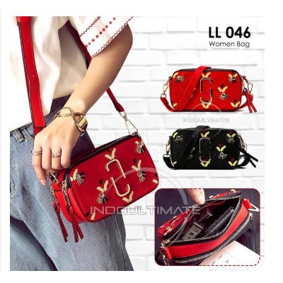 Tas Wanita IMPORT LL-046 Tas Cewek Import Murah / Tas Bahu Mini Korea Branded Tas Selempang Wanita