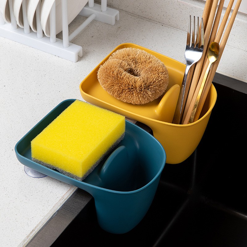 UNNISO-Kitchen Sink Storage Basket /Tempat spons peralatan cuci piring