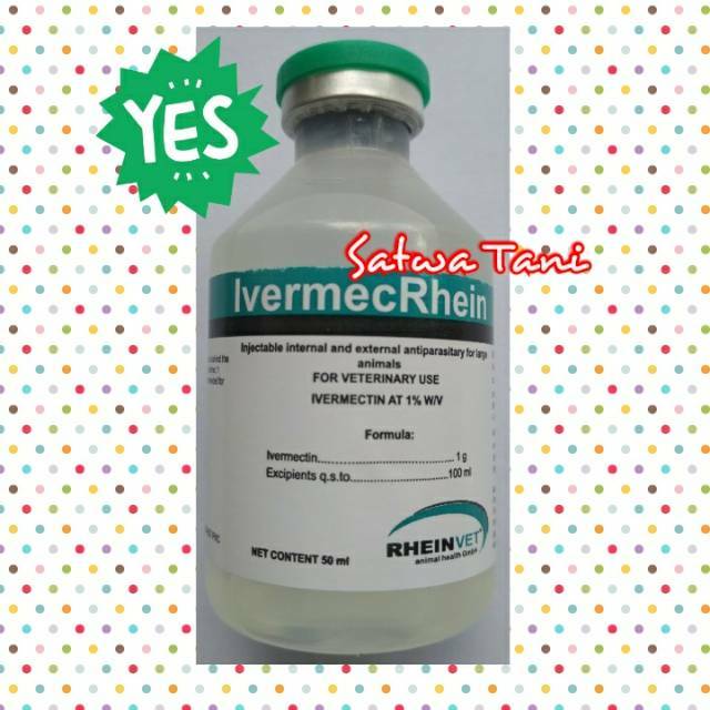 Ivermec-Rhein (obat gudig, scabies dan cacing pencernaan)