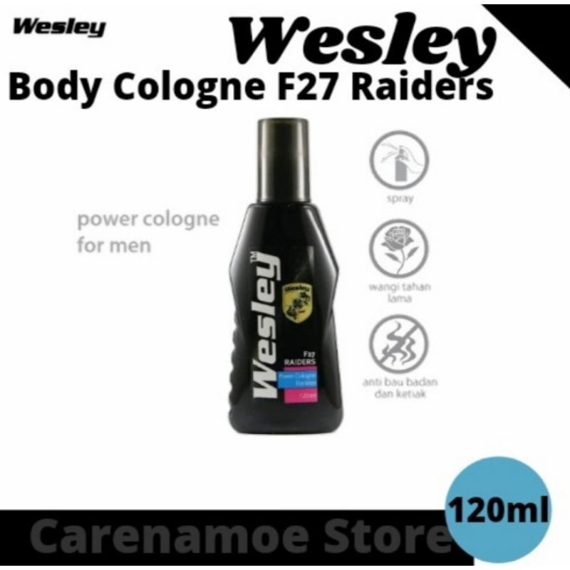 Wesley Parfum Body Cologne F27 Raiders 120ml