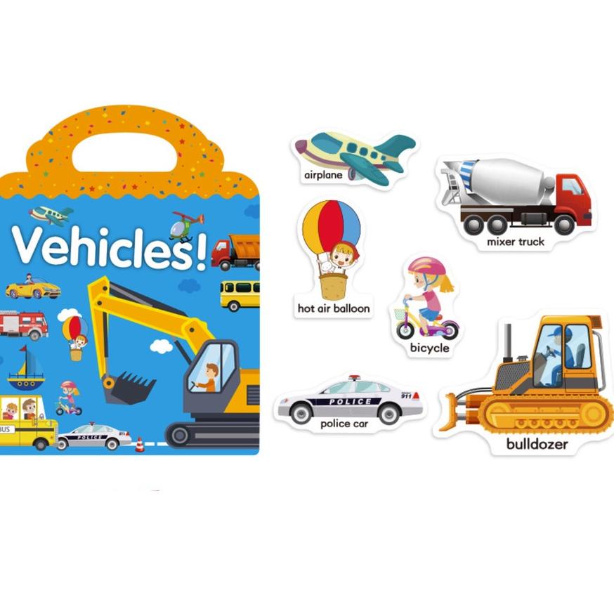 

Omq23 Activity Book Anak DIY Buku Mewarnai / Coloring + Sticker Book mainan edukasi ..