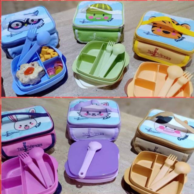 Kids meal set tulipware