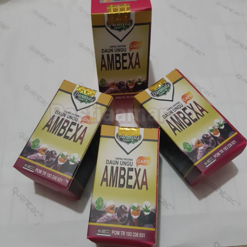 Ambexa Asli Daun Ungu Obat Ambeien Wasir 100% Obat Herbal