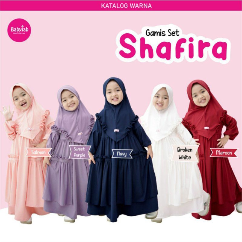 Gamis Set Shafira/Gamis anak/babyjab
