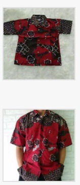 Kemeja Batik/ Hem Batik Seragam Batik Size M L Xl Xxl 4l 5l 6l 7l 8l