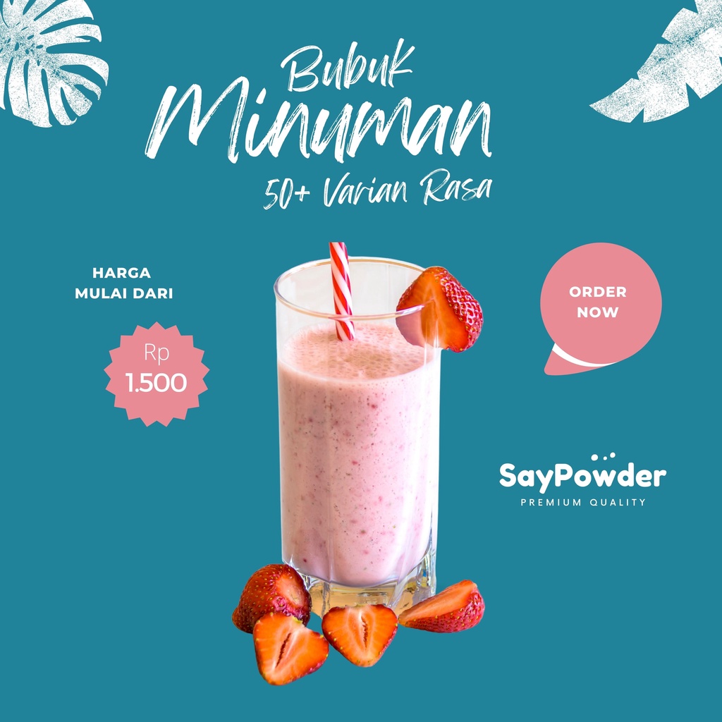 bubuk minuman rasa vanilla 1kg serbuk minuman aneka rasa bubuk minuman kekinian powder minuman 1kg