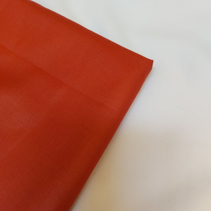 KAIN KATUN TOYOBO ROYAL MIX PER 0.5 METER-TYB - TERACOTA