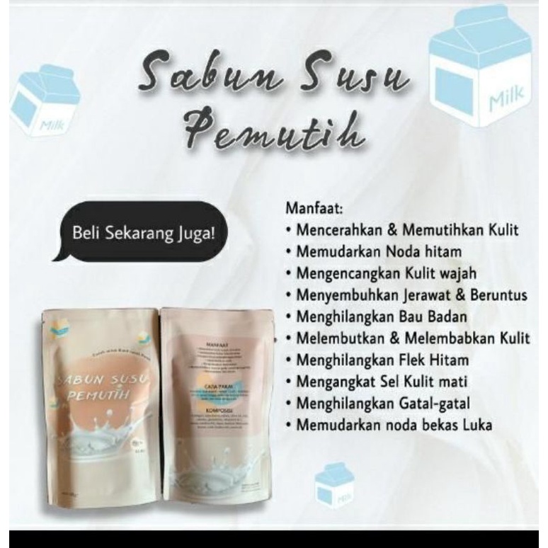 SABUN SUSU PEMUTIH BPOM