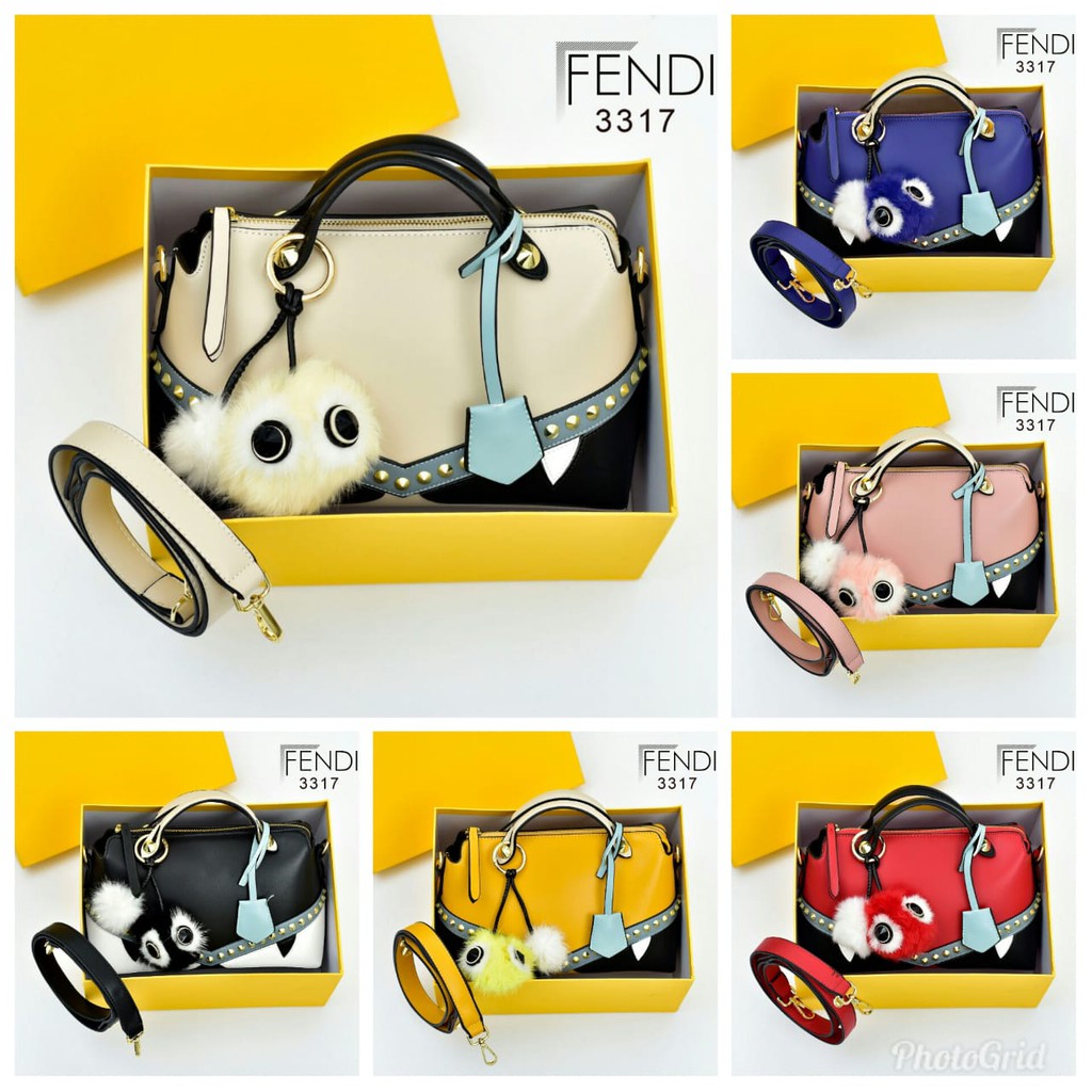 Fendi By the way studed 3317 DEN TAS SLEMPANG TAS BRANDED TAS IMPORT SLING BAG WANITA TAS BATAM