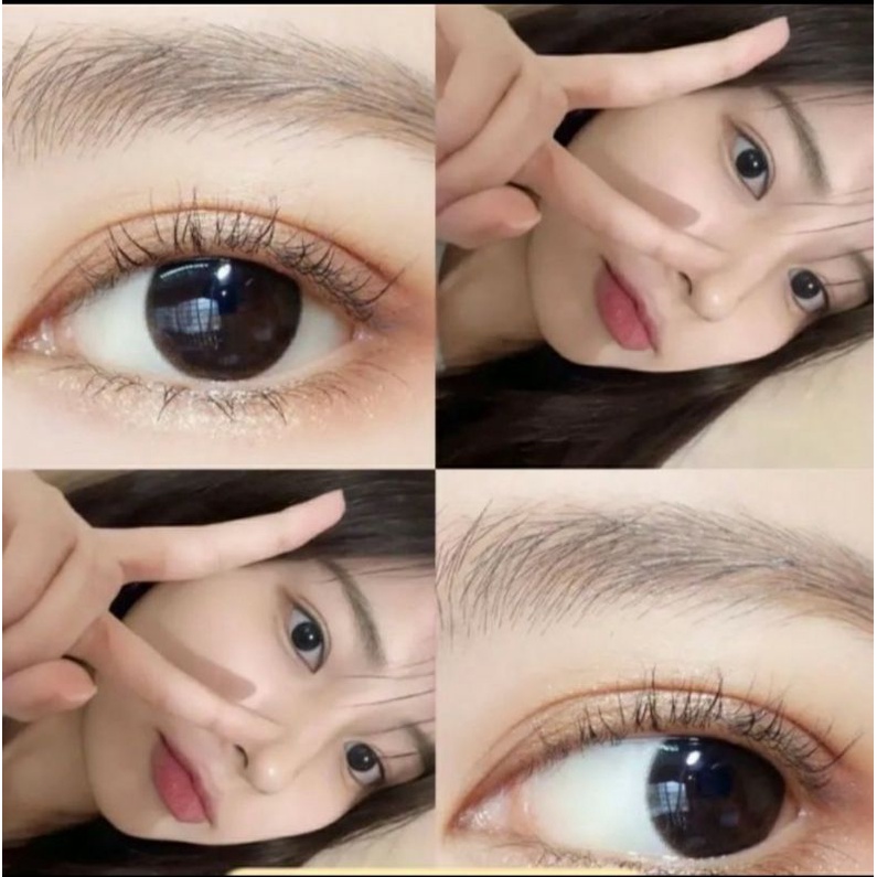 SOFTLENS EOS BLACK HITAM GBK Dia.14mm NORMAL MINUS SOFTLENS HITAM NATURAL