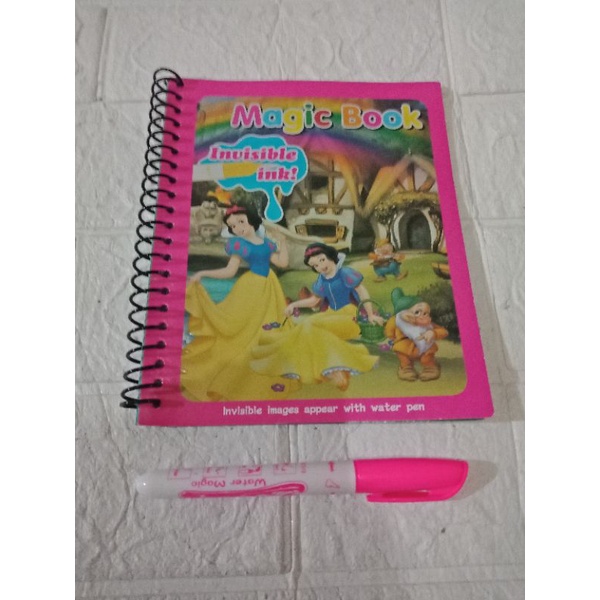 LYSASHOP - MAGIC WATER BOOK / BUKU AJAIB MEWARNAI ANAK GAMBAR MAINAN EDUKASI ANAK-Snow White