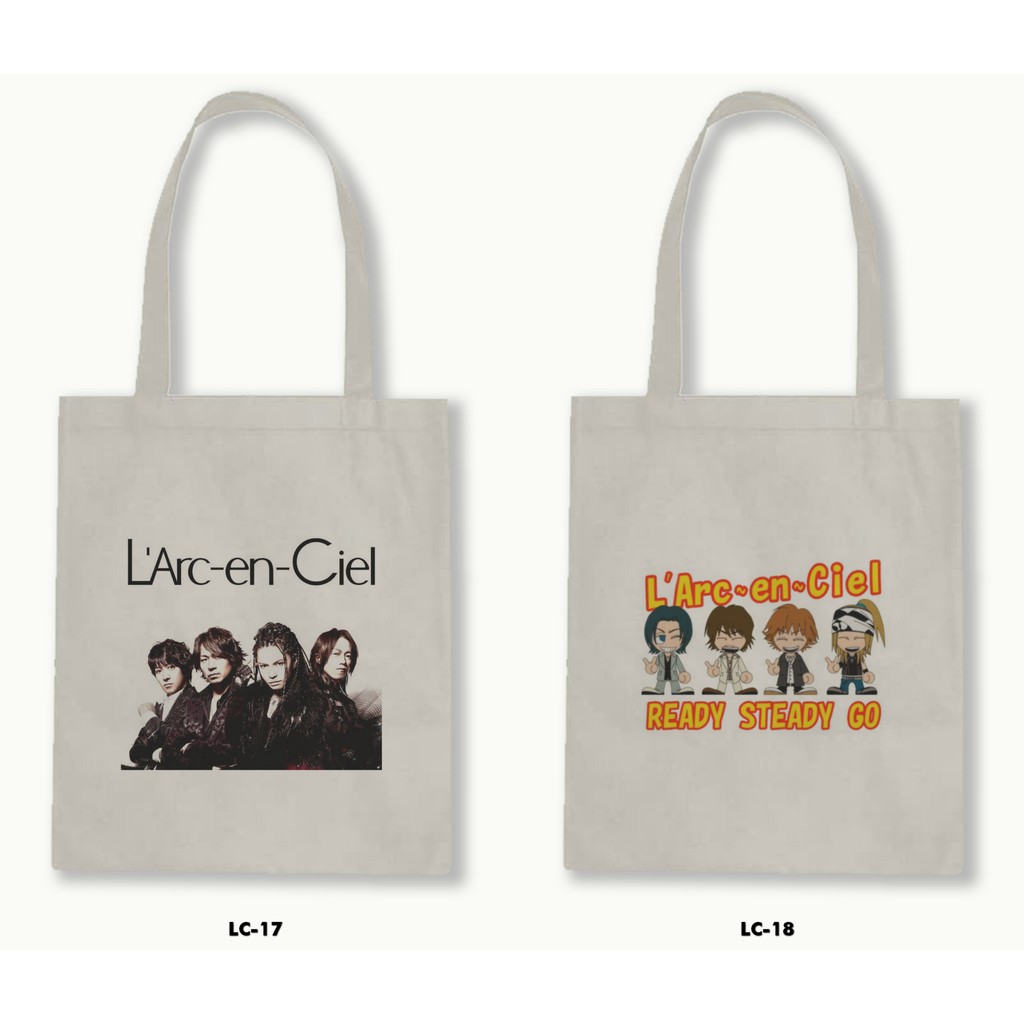 TOTE BAG BLACU - L'Arc~en~Ciel / LARUKU .01