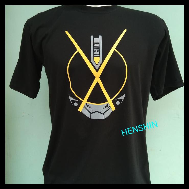 Baju Kaos Pria Distro Kaos Distro Kamen Rider Kaixa Faiz - Hitam Murah Simple Custom