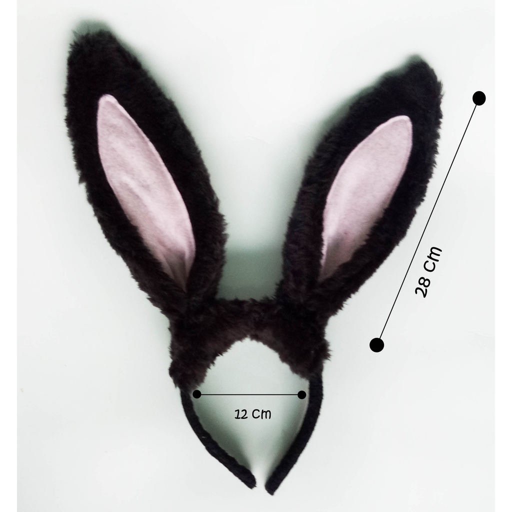 Bando kelinci fluffy large party halloween cosplay bunny usagimimi kawaii christmas easter cute shio imlek