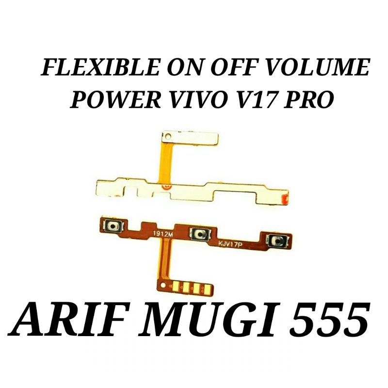 Flexible Flexible on off Volume Power Vivo V17 Pro Original