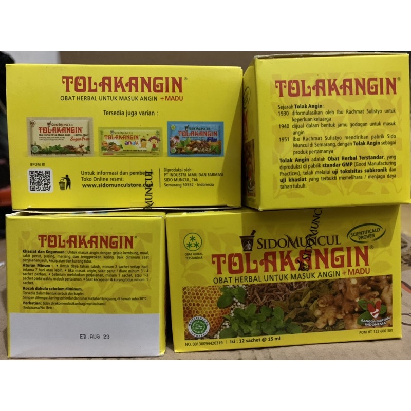 

Tolak Angin Cair Isi 12 Sachet Ed Agustus 2025