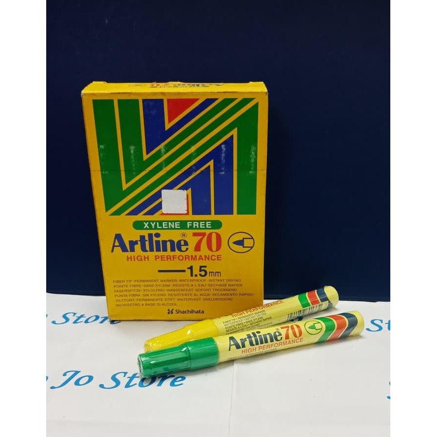 

Spidol Artline 70 Permanent Marker 70 Kuning-Hijau-Pink