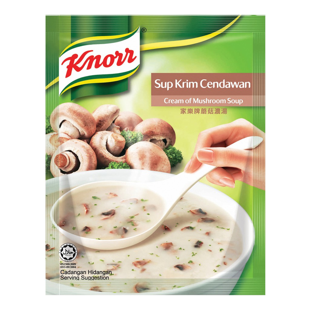 

Knorr Soup Mix - cream mushroom/chicken/ seafood/ hot& sour/tiger lily