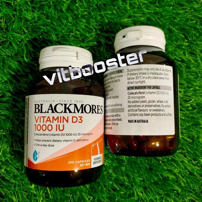 Blackmores Vitamin D3 1000IU 200 tabs tablet Blackmores Vit D Original Lc