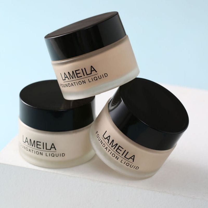 Medan Termurah (Lameila Cream Muscle) Jar Foundation Liquid Moisturizing Cream Muscle Lameila