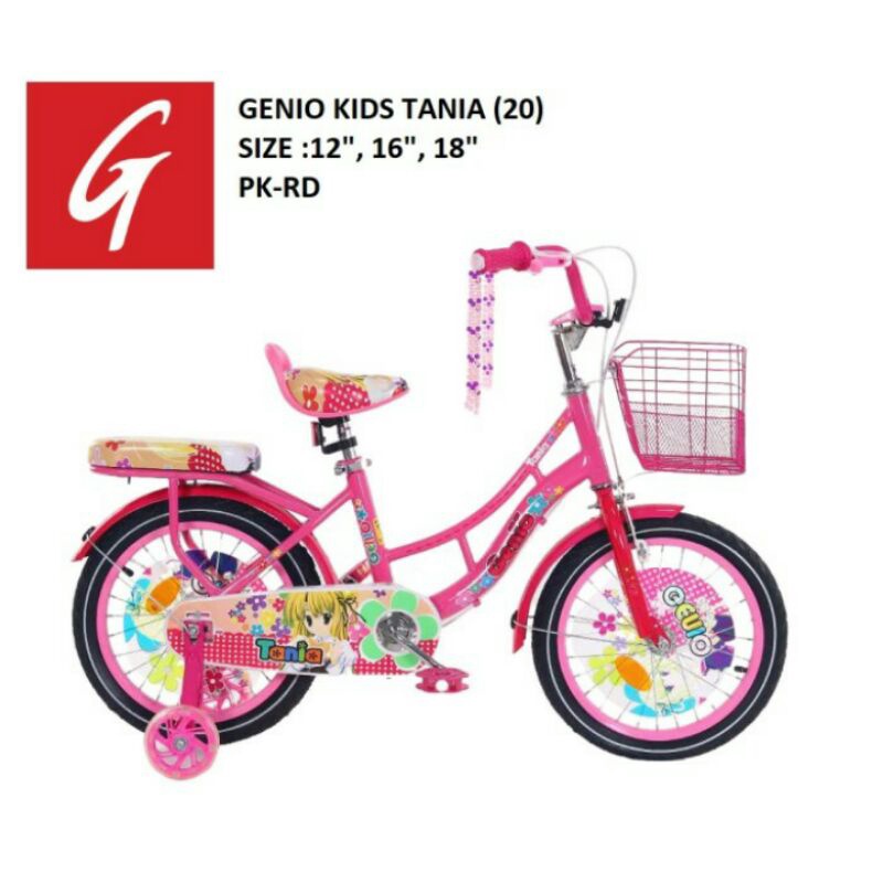 Sepeda Anak / Mini 18" Genio Tania
