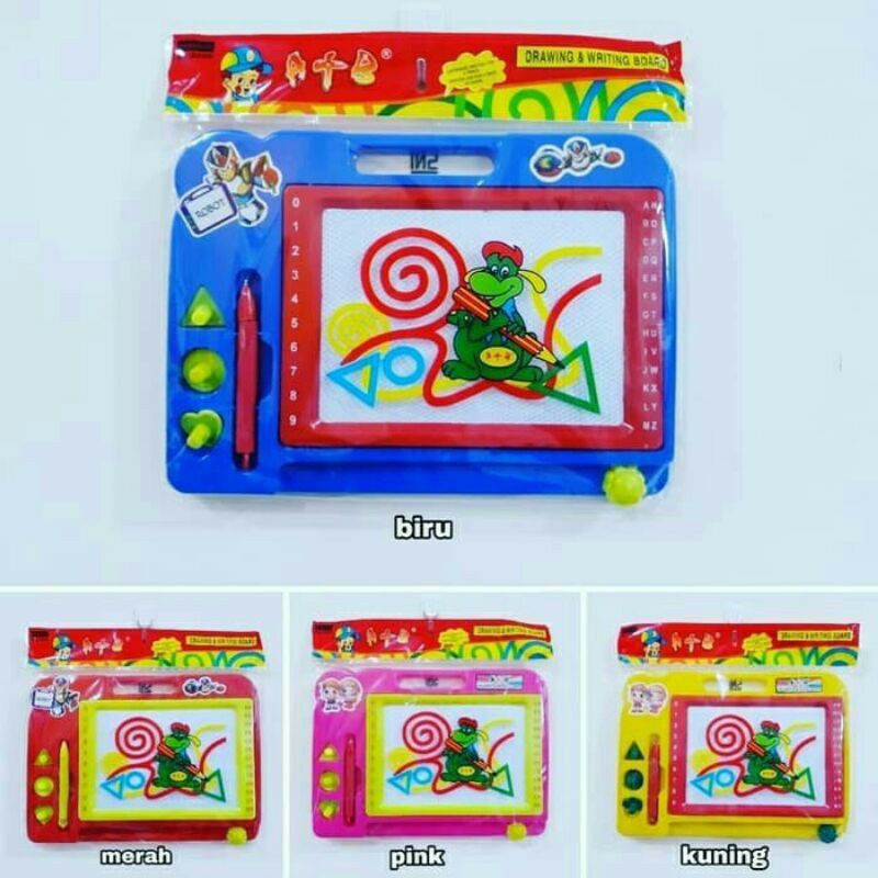 Mainan Papan Tulis Magnet Anak / Papan Tulis Hapus / Drawing Board Magnetic