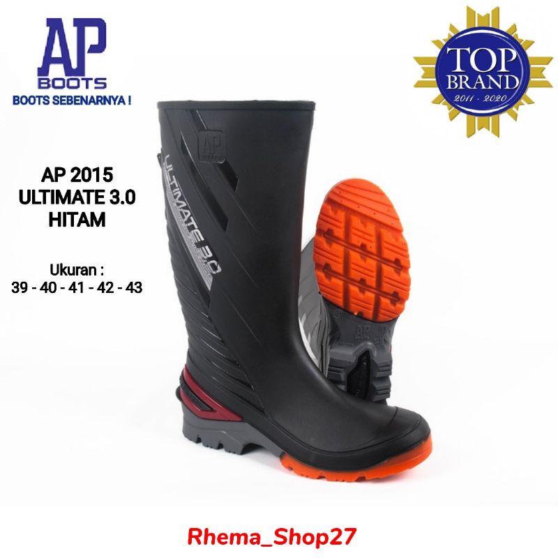 AP BOOTS 2015 ULTIMATE 3.0 HITAM #TERBARU Sepatu Boots AP Ultimate | Sepatu AP Boots Ultimate
