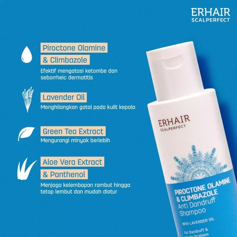 ERHAIR SCALPERFECT PIROCTONE OLAMINE &amp; CLIMBAZOLE SHAMPOO