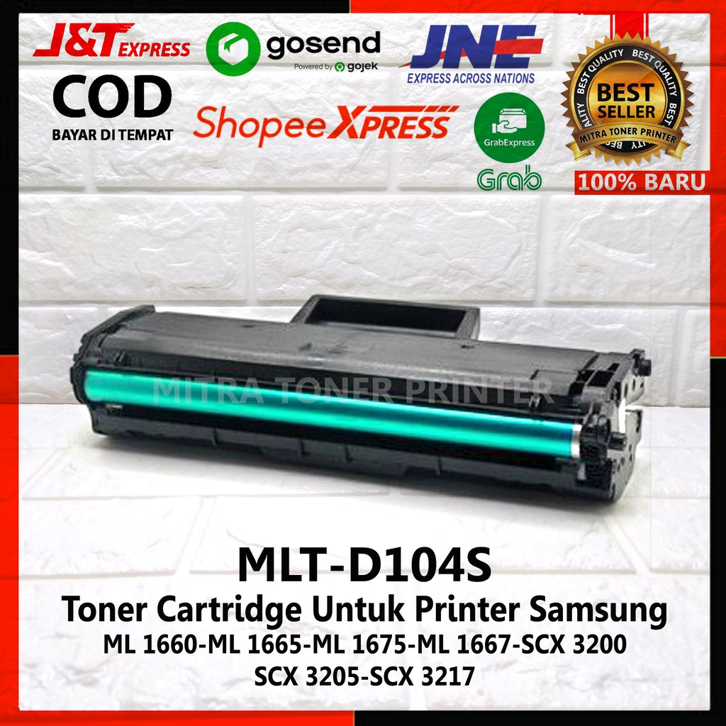 Toner Cartridge Compatible MLT-D104S-Samsung ML 1660/1665/SCX 3200